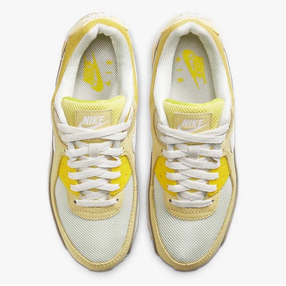 Nike Air Max 90 SE Princess Charming Yellow DJ5198-100 Women's Sizes - Picture 4 of 9